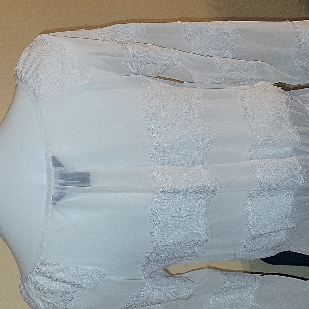 WHITE HOUSE BLACK MARKET BLOUSE - Picture 7 of 8